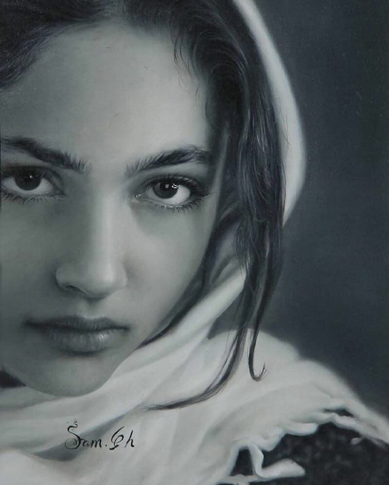 Painting by Sam Ghobadzadeh